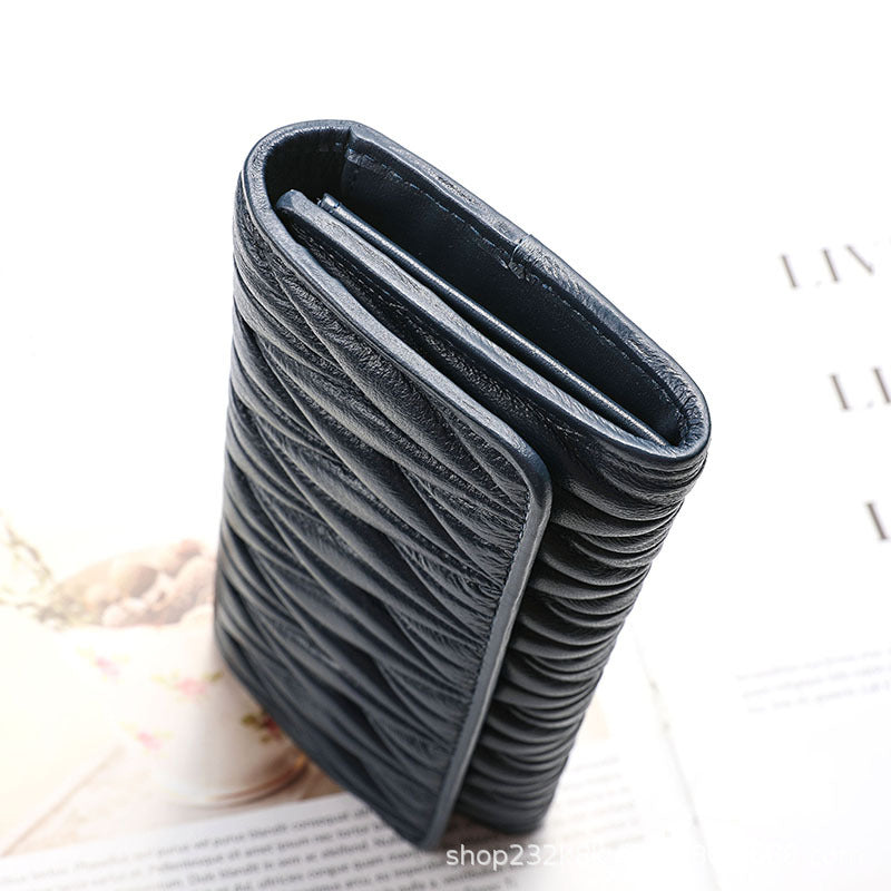 Direct Wholesale Lady's Full Sheepskin Fashion Ladies Wallets
