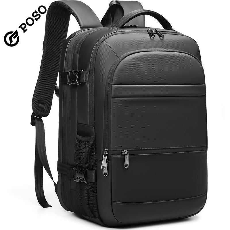 Men's Business Inch Large Capacity Computer Scalable Backpacks