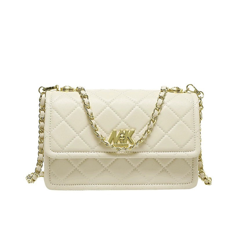 Women's Genuine Leather Trendy Classic Style Rhombus Crossbody Bags