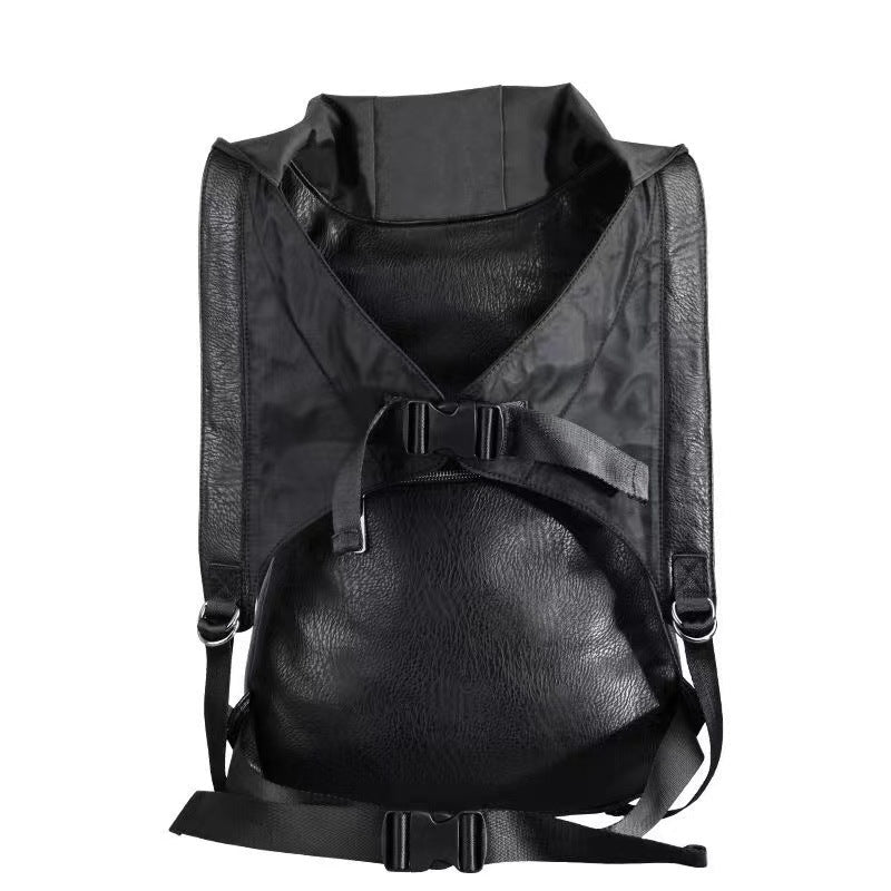 Hooded Suit Punk Hip Hop Rivet Backpacks