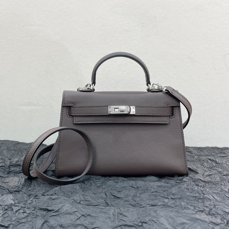 Women's Trendy Kelly Second Generation Genuine Leather Crossbody Bags