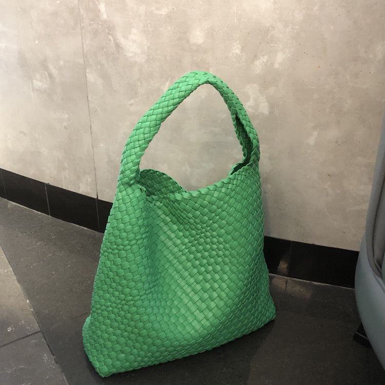 Women's Hand-woven Large Capacity Vintage Vegetable Basket Shoulder Bags