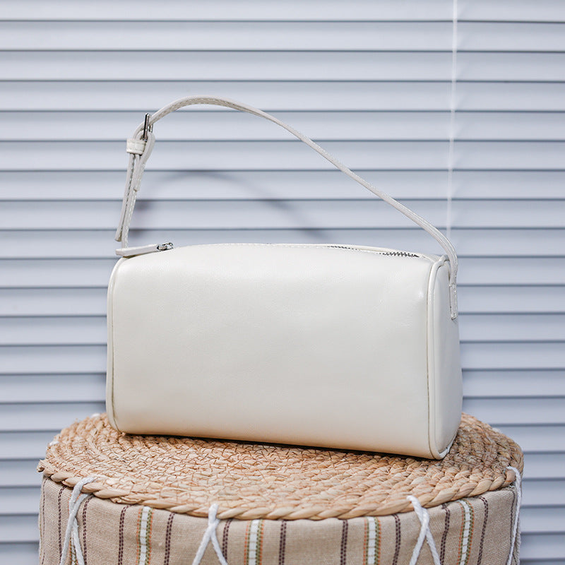 Sheepskin Leather Pencil Box Pen Suede Bags