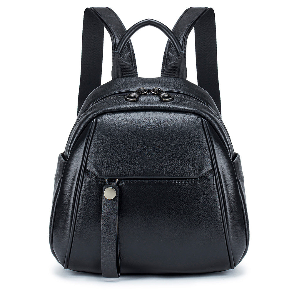 Women's Genuine Leather Trendy Large Capacity Soft Backpacks