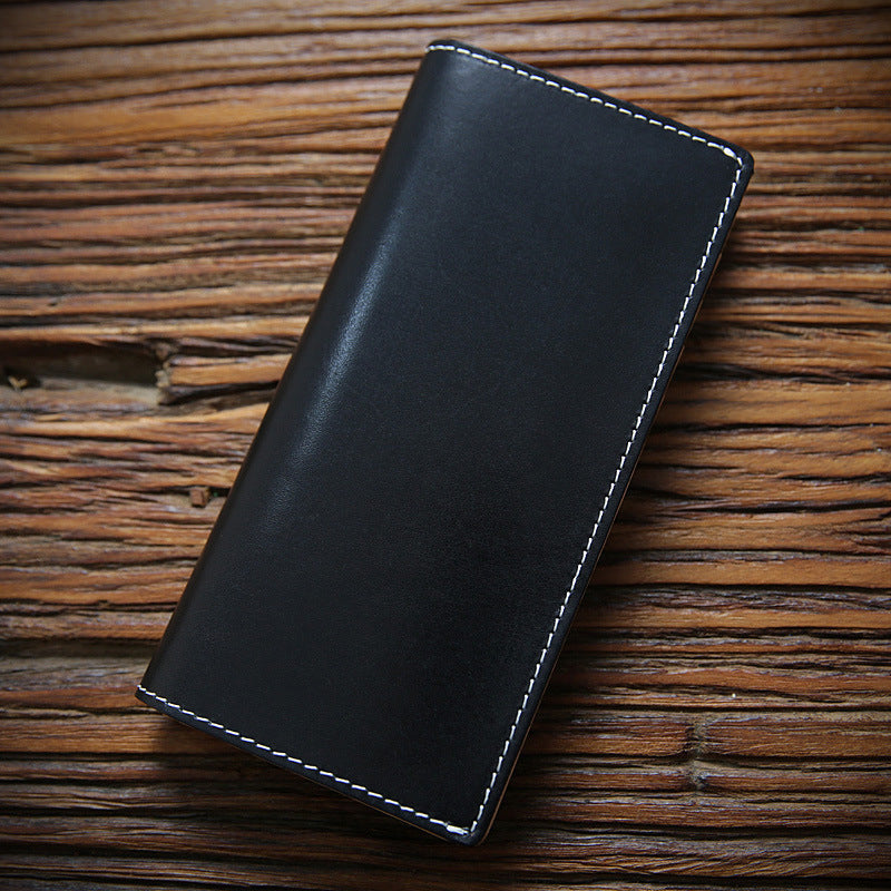 Men's Italian Long Genuine Leather First Layer Men's Wallets