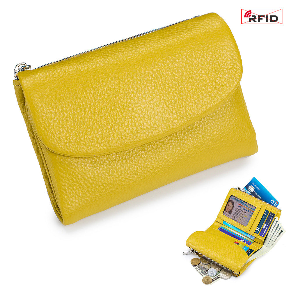 Women's Fashion Short Soft Textured Large Capacity Ladies Wallets