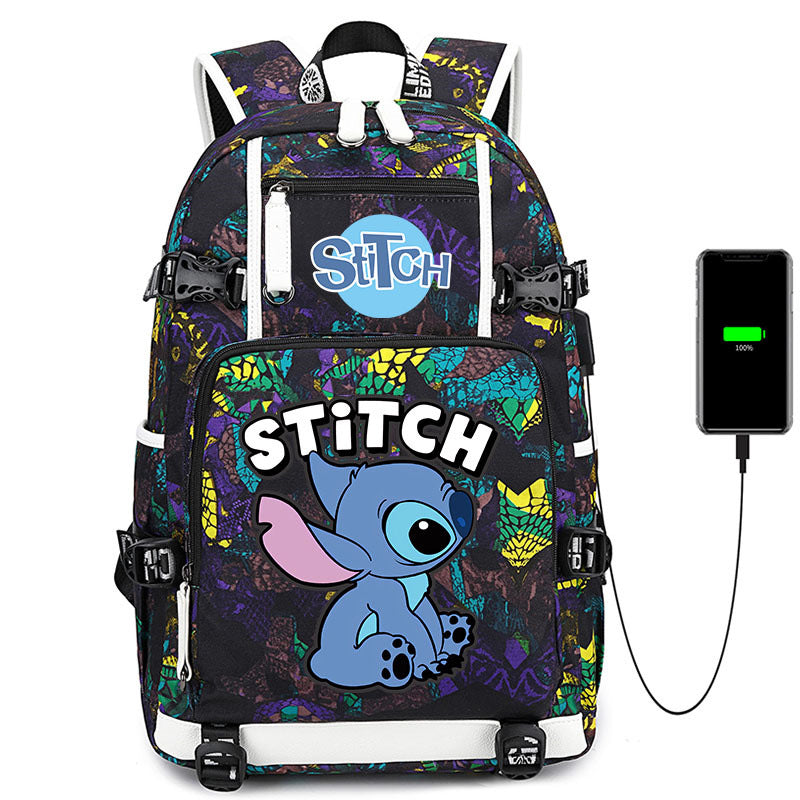 Caddy Cartoon Stitch Boy Four Or Backpacks