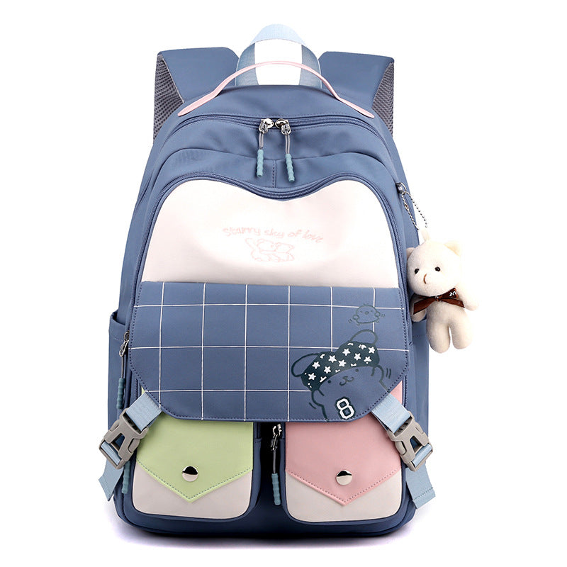 Waterproof Female Junior High Korean Large Backpacks
