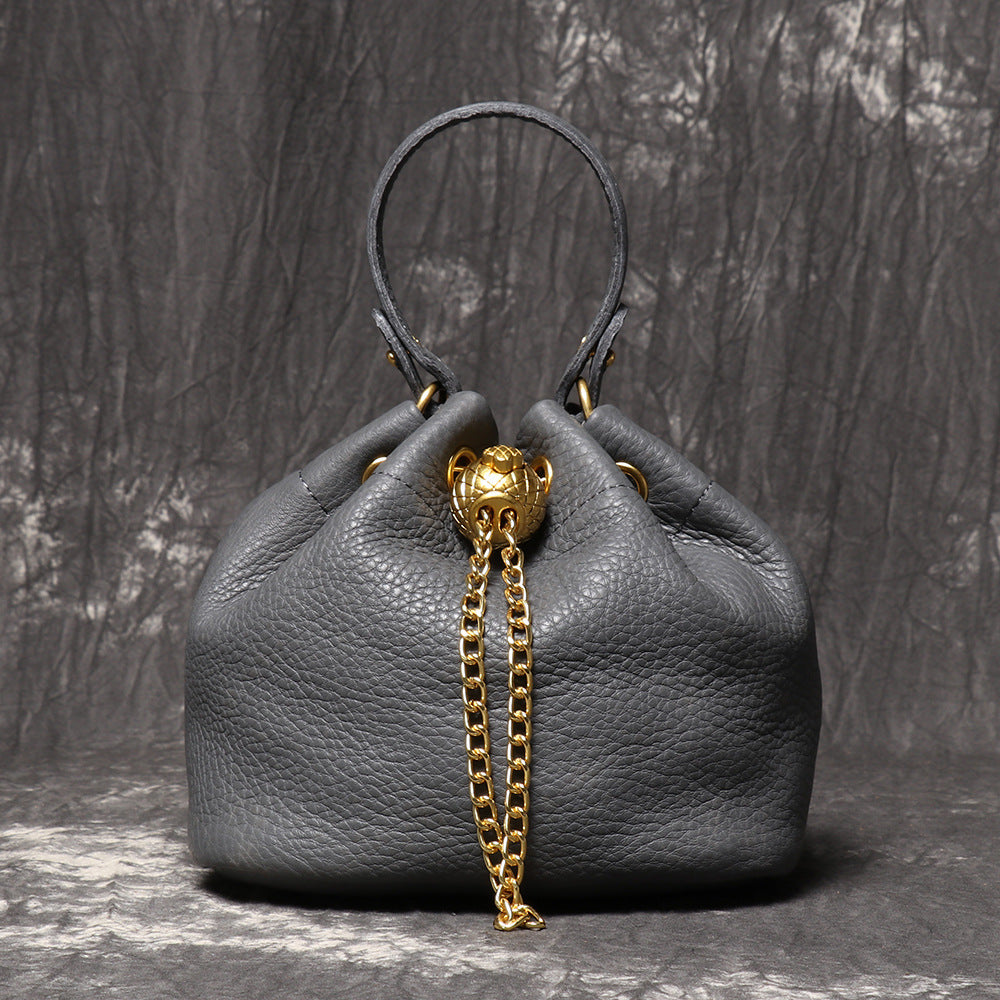 Layer Cowhide Fashion Genuine Leather High Bags