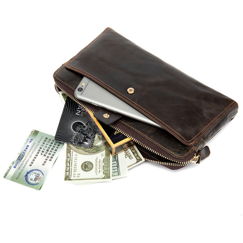 Men's Clutch Korean Style Large Capacity Fashion Men's Wallets