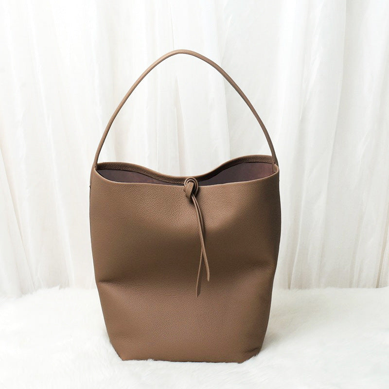 Style Genuine Leather Large Capacity One Shoulder Bags