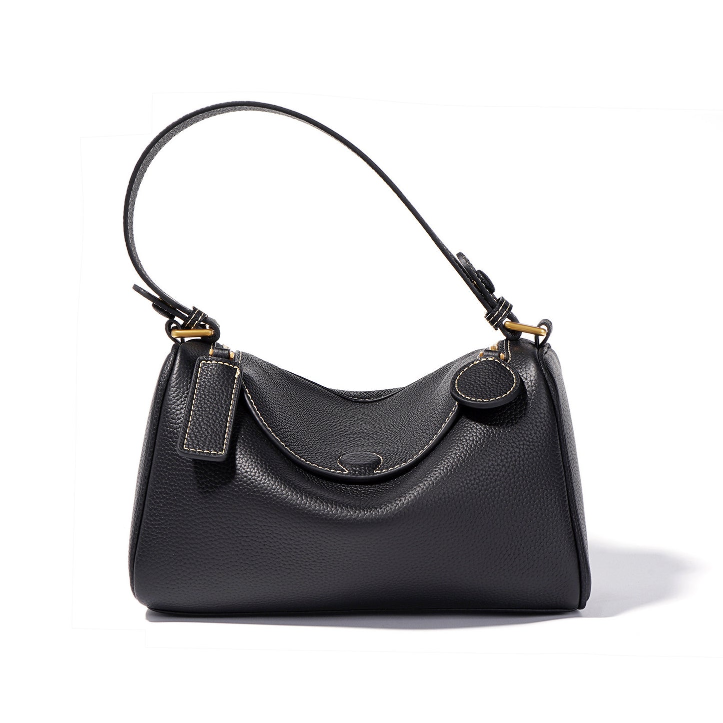 Women's Cowhide Niche High-grade Portable Fashion Boston Crossbody Bags