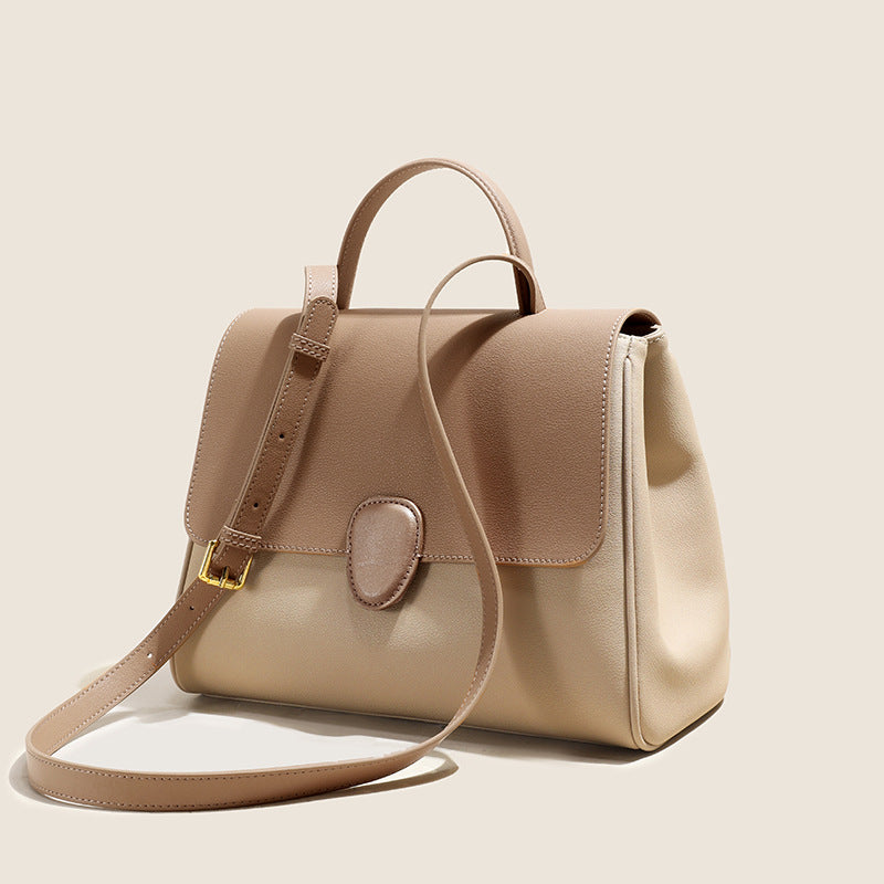 Women's Stylish High-grade Contrast Color Large Capacity Bags