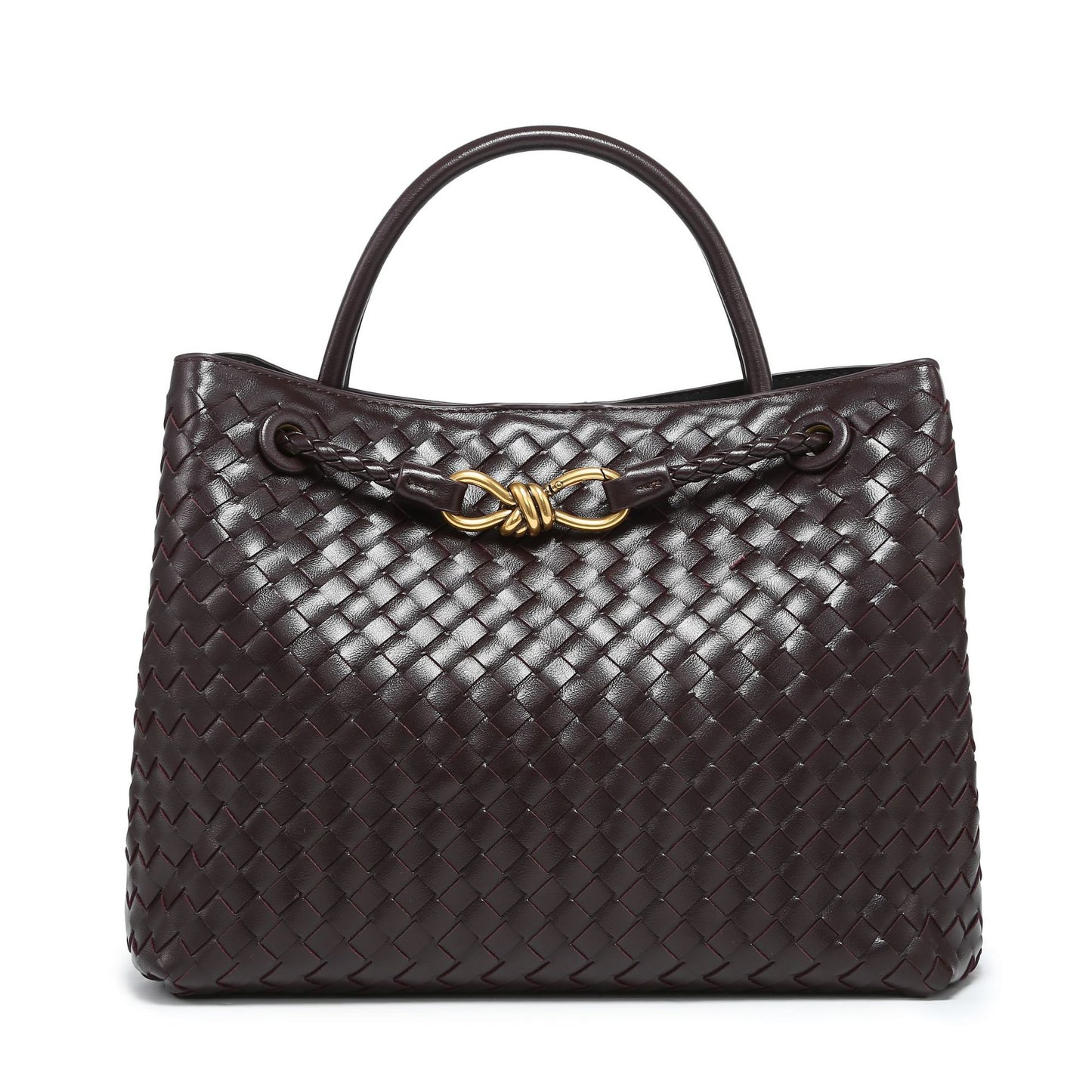 Handmade Woven Metal Butterfly Clasp Large Handbags