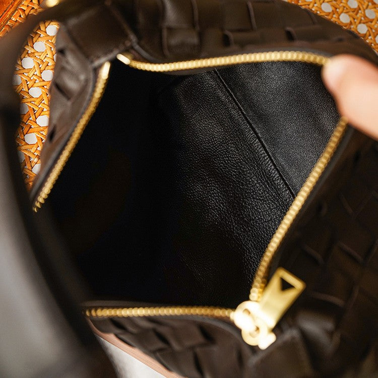 Women's Woven Advanced Lunch Box Underarm Popular Handbags