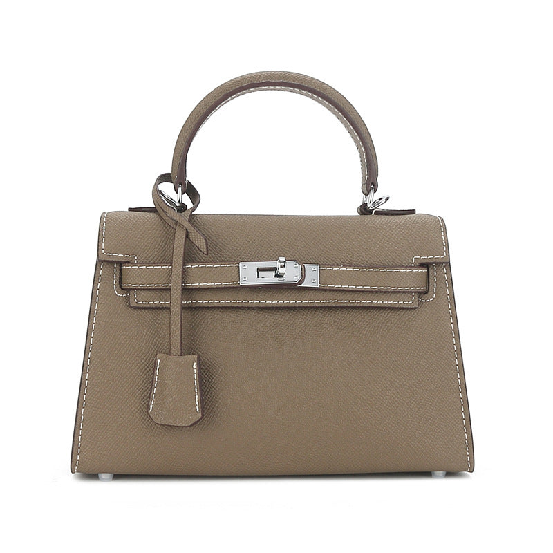 Sier Hardware Palm Pattern Second Generation Kai Mini Shoulder Bags