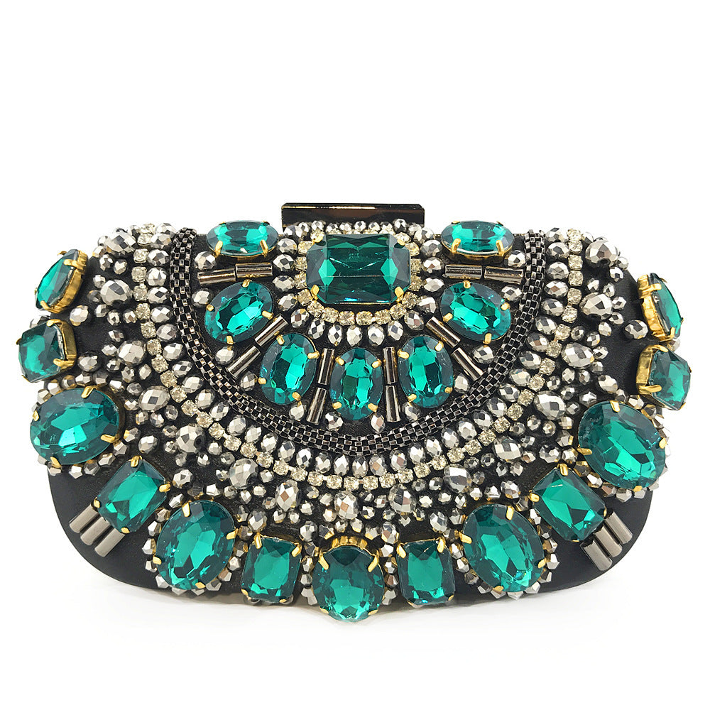 Women's Hand Holding Dinner Pearl Embroidery Fashion Evening Bags