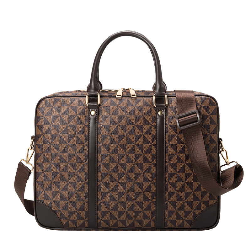 Women's & Men's & Classic Printing Portable Business Large Handbags