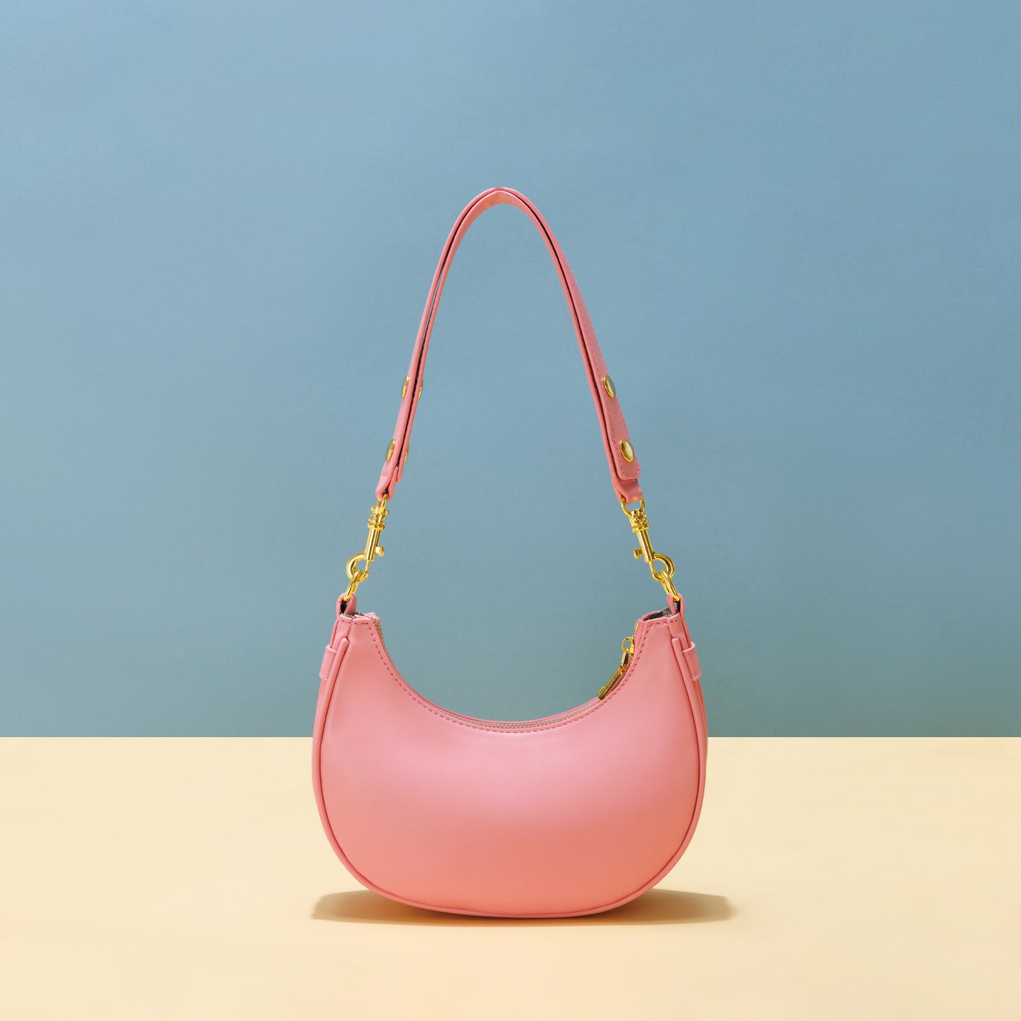 Women's Design Underarm Candy Color Moon Korean Shoulder Bags