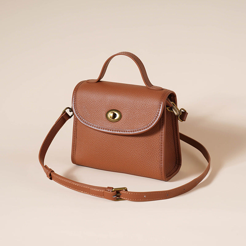 Women's Trendy Genuine Leather Fashionable High-grade Portable Shoulder Bags