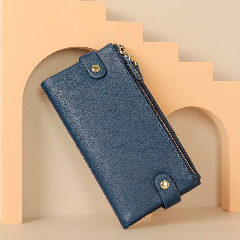 Women's Clutch Real Leather Long Soft Ladies Wallets