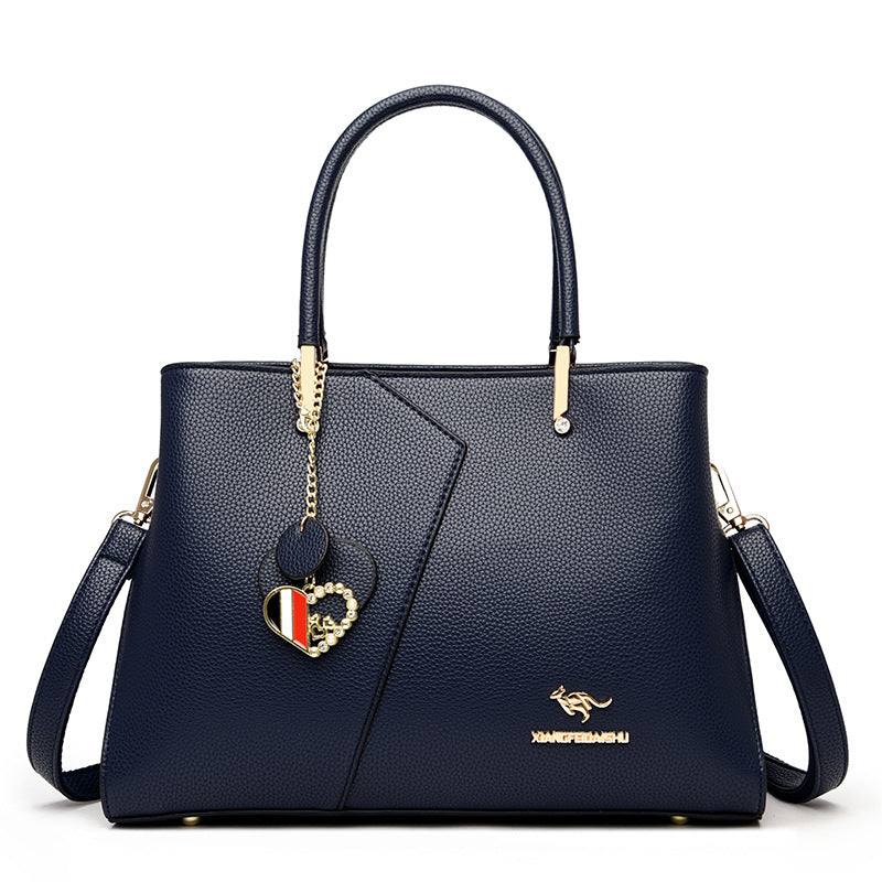 Women's Fashion Patchwork Large Capacity Mom Big Handbags