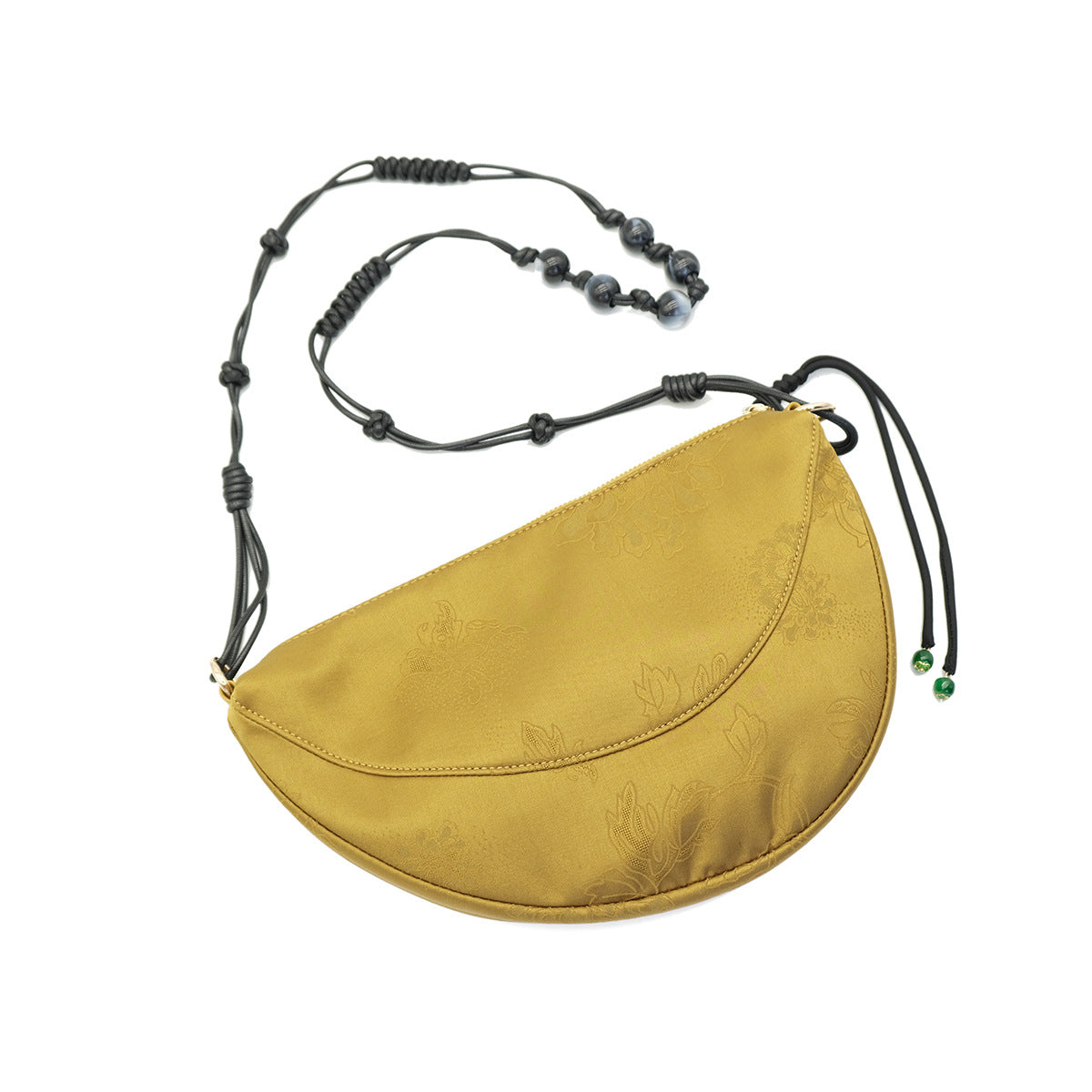 Women's Chinese Yarn Saddle Retro National Style Crossbody Bags