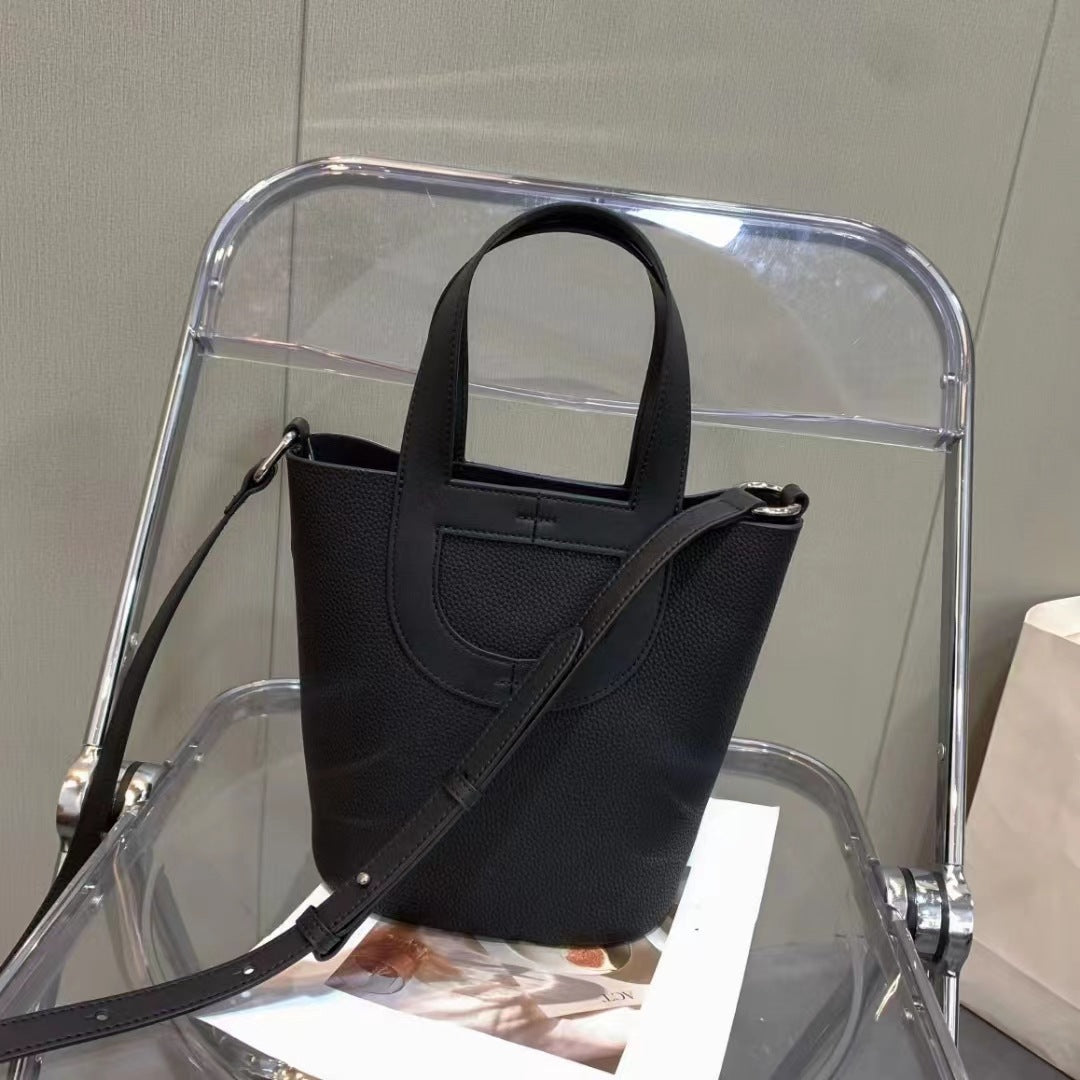 Nose Advanced Vegetable Basket Hand Top Layer Cattlehide Handbags