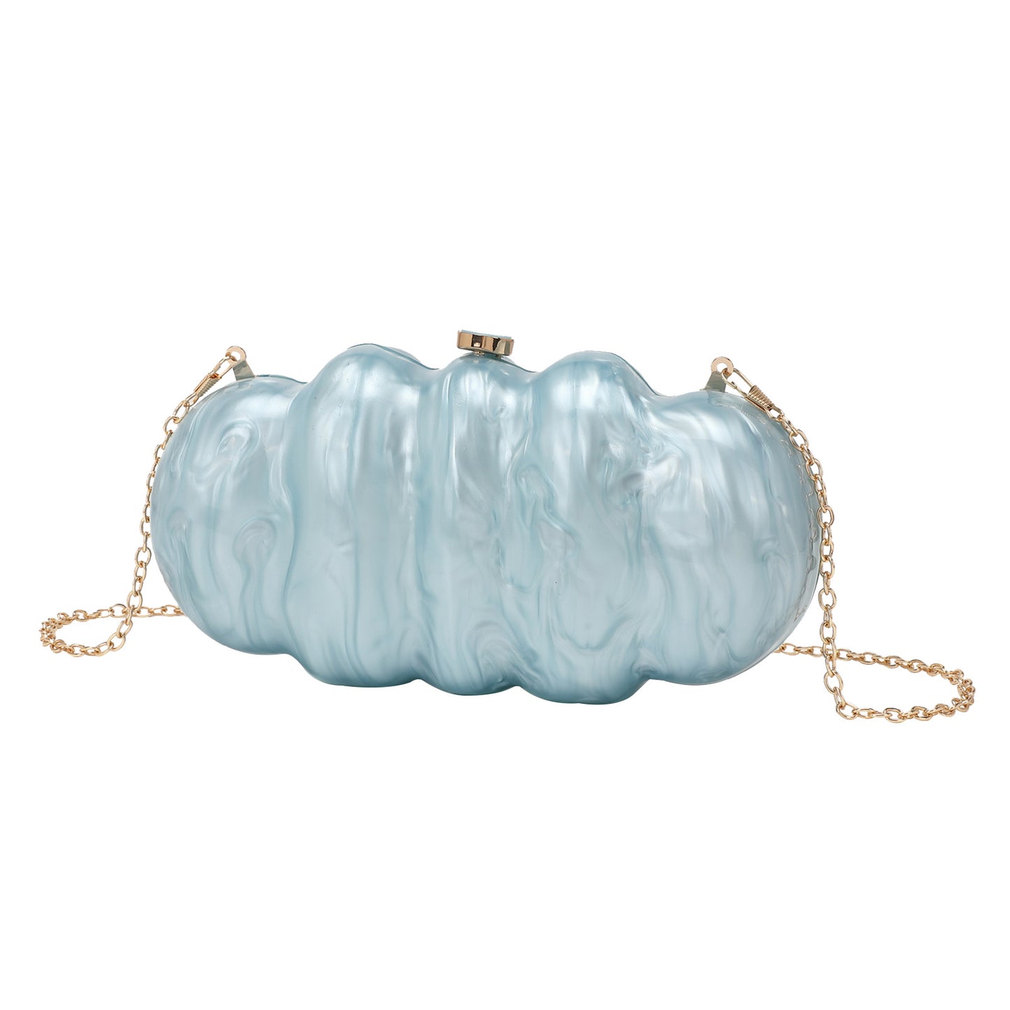 Dinner Clutch Romantic Aura Shell Caterpillar Evening Bags
