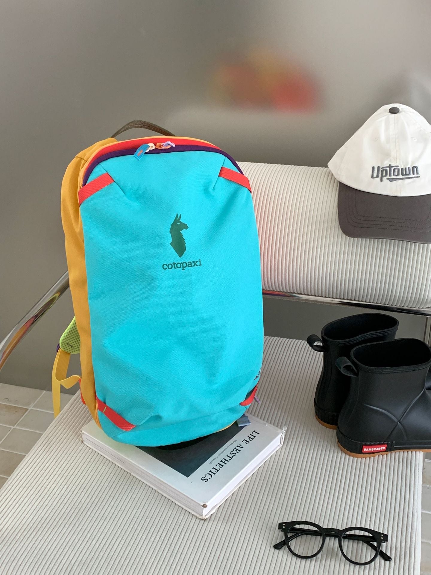 Glamorous Grapefruit Summer Alpaca Personalized Lightweight Backpacks