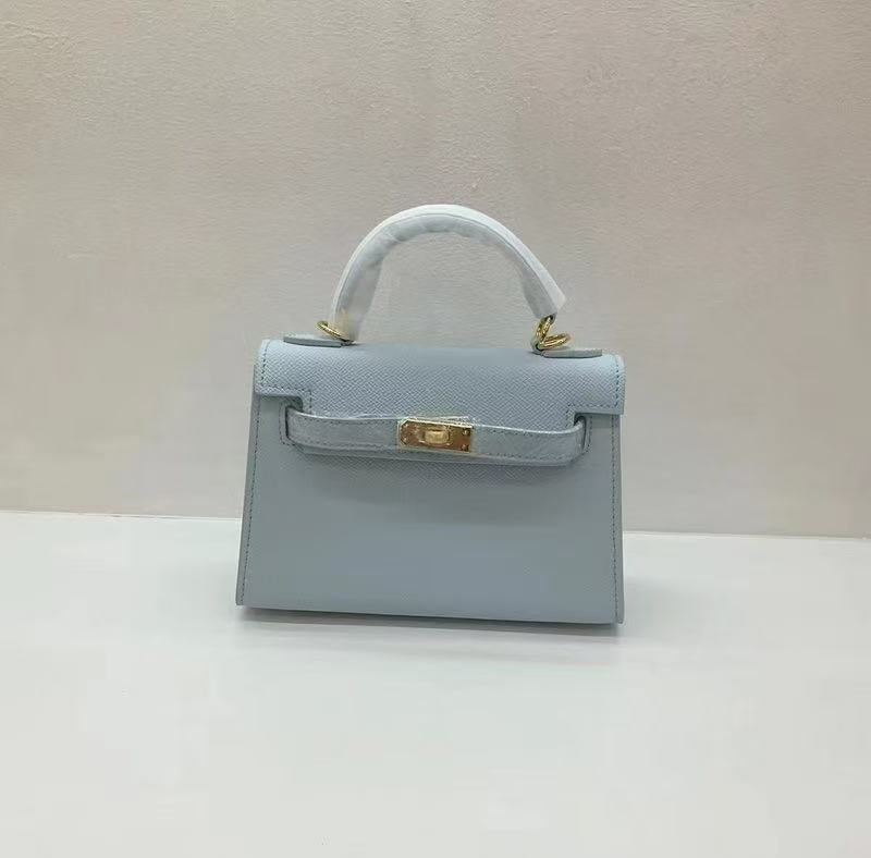 Women's Genuine Leather Second Generation Kelly Palm Print Handbags