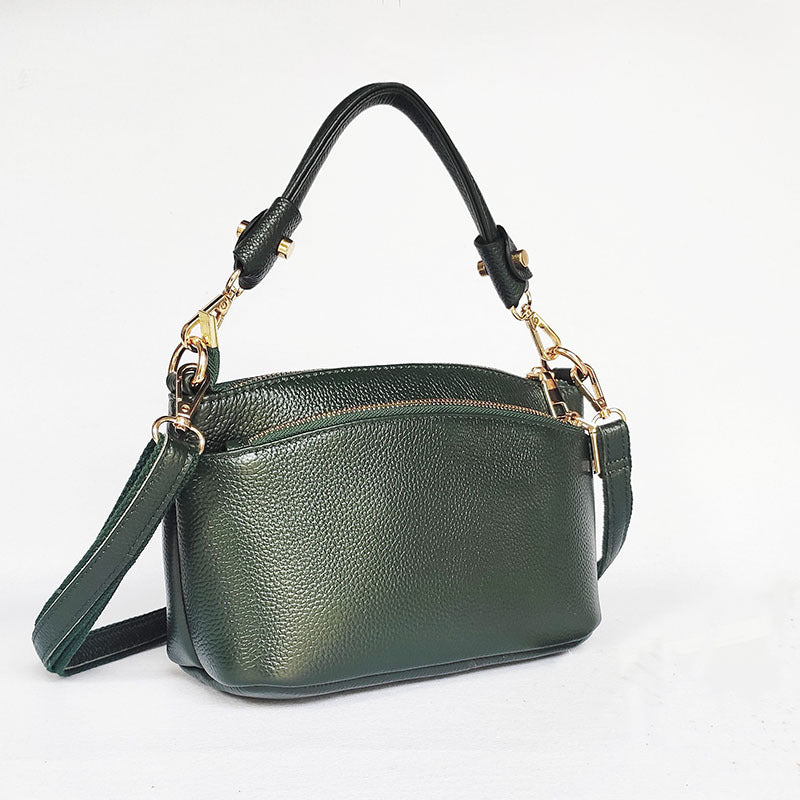 Women's New Genuine Leather Mom Layer Shoulder Bags