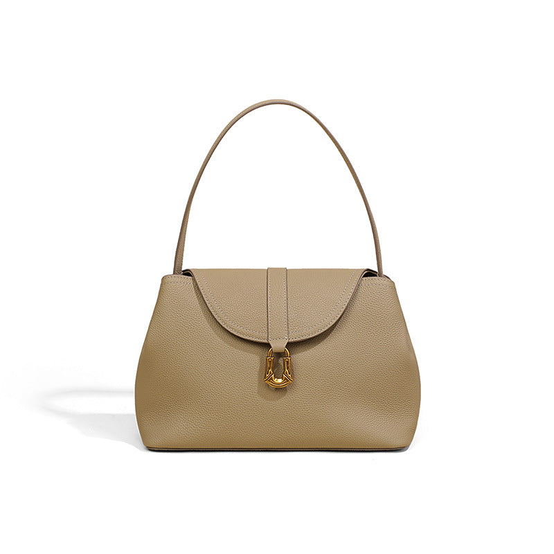 Women's Genuine Leather Underarm Large Capacity Crossbody Bags