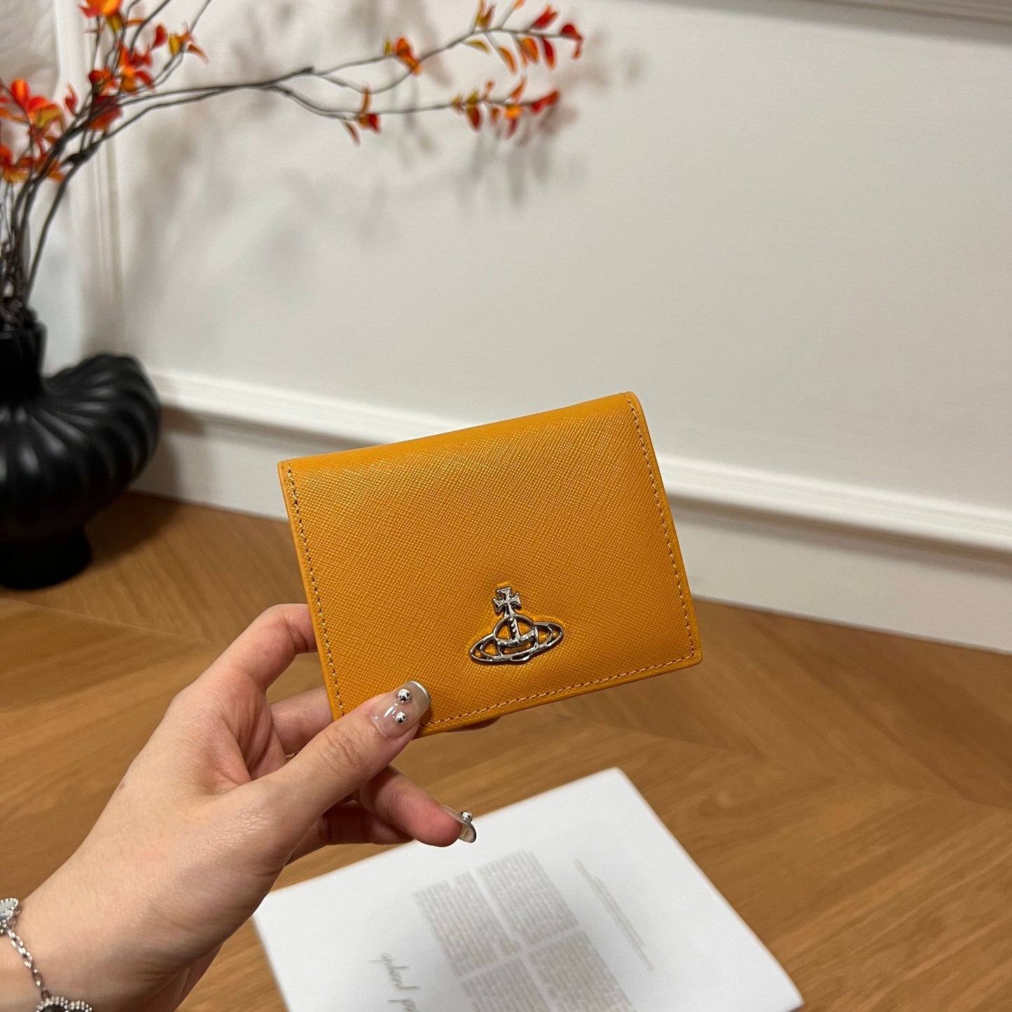Women's Creative Genuine Leather Document Trendy Ladies Wallets