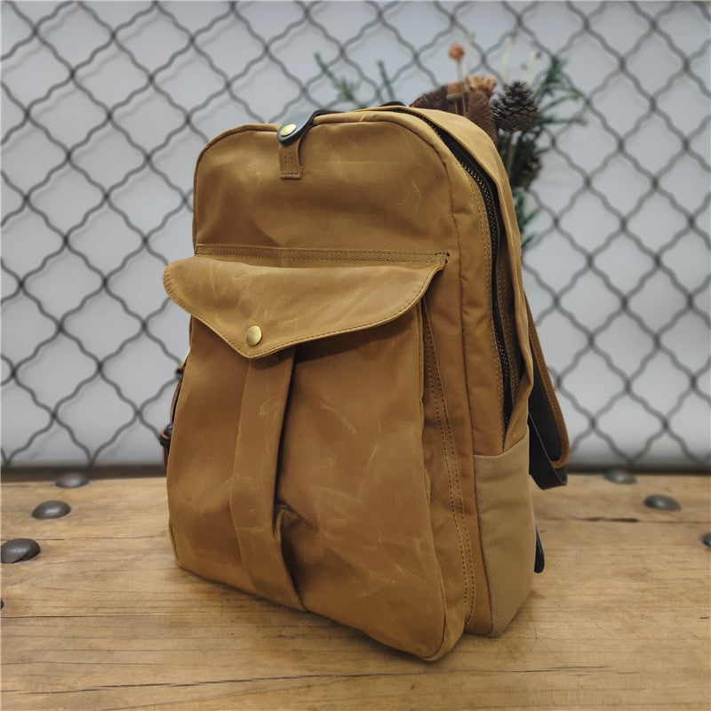 Women's & Men's & American Oil Wax Waterproof Vintage Backpacks