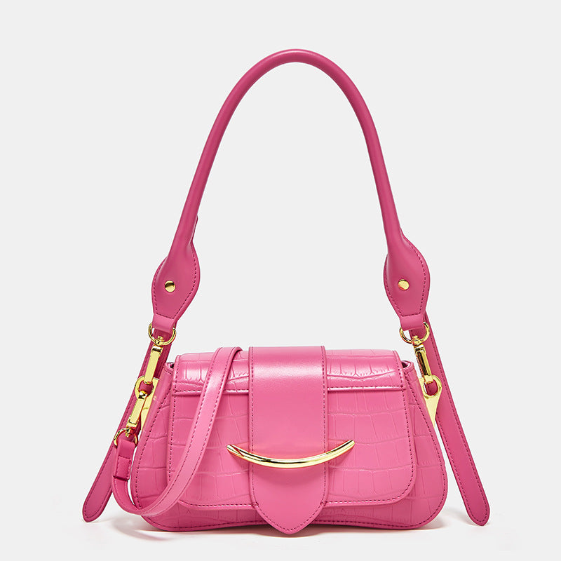 Women's Simple Niche Design Fashion Underarm Crocodile Shoulder Bags