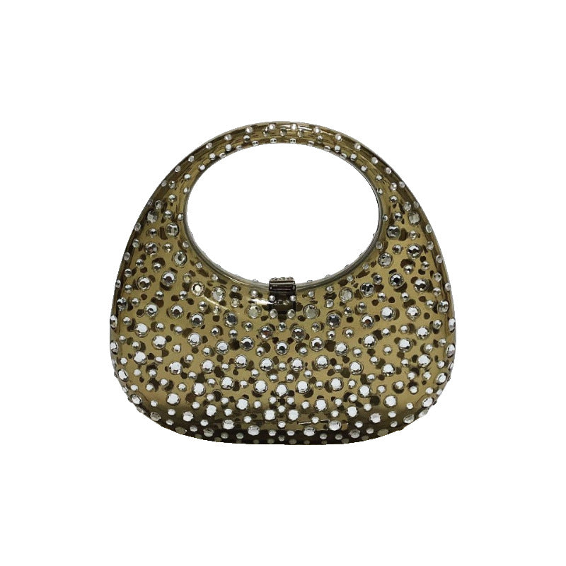 Transparent Acrylic Goose Egg Box Dinner Handbags