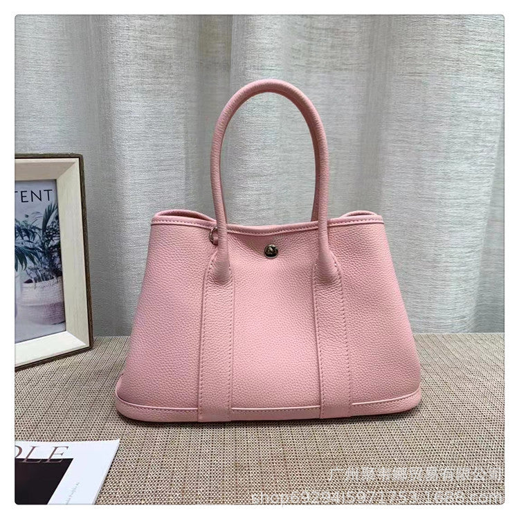 Women's Garden Layer Cowhide Fashionable Bridal Large Handbags