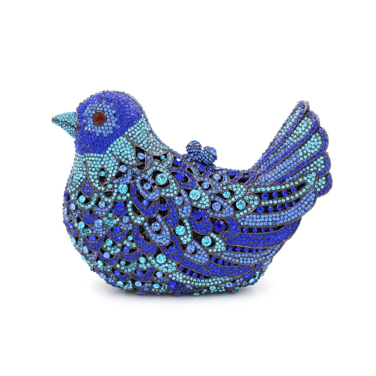 Women's Peace Dove Animal Gem Diamond Banquet Rhinestone Evening Bags