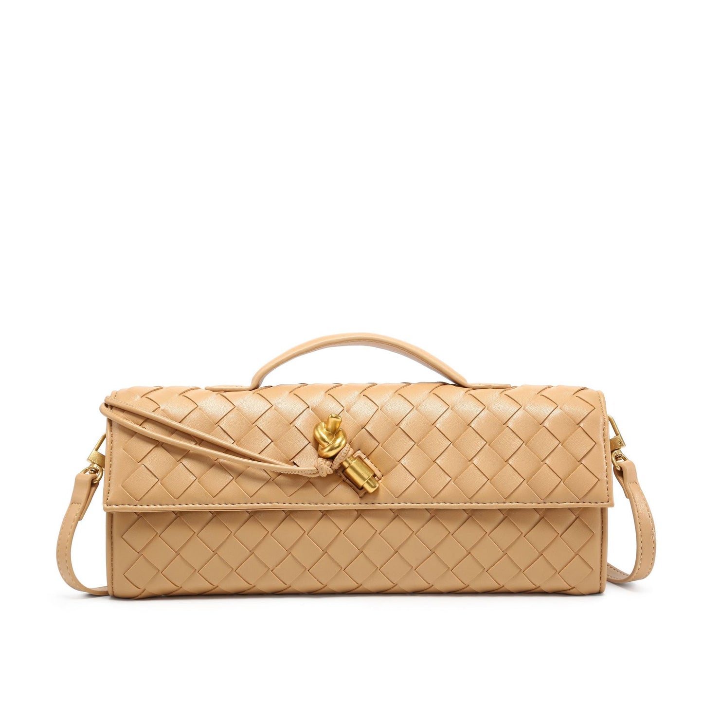 Woven Dinner Clutch Fashion Long Bolt Bags