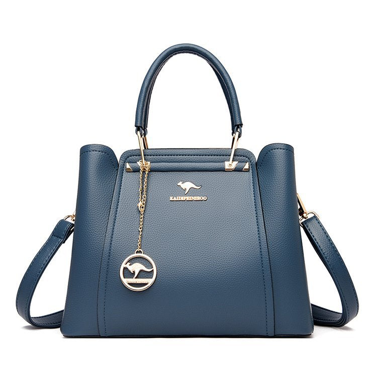 Women's Large Capacity Simple Texture Western Style Crossbody Bags