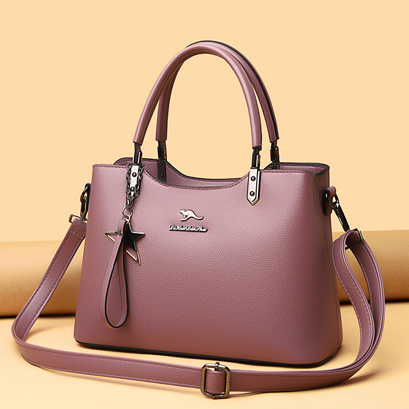Women's Big Fashion Simple Trendy Large Capacity Shoulder Bags