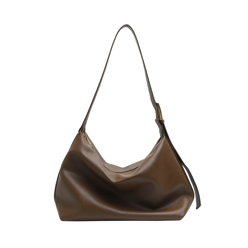 Women's Cowhide Large Capacity Commuter Soft Leather Bags