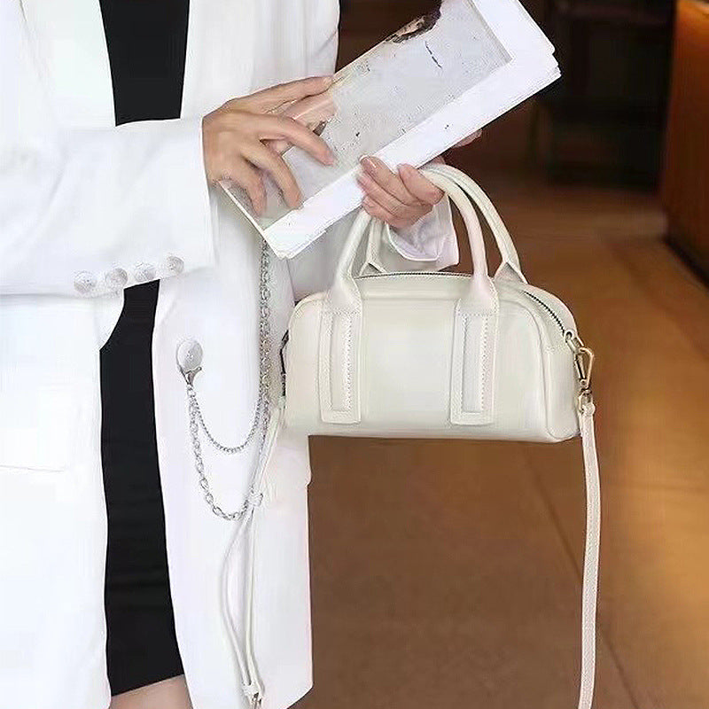 Women's Leather Pillow Niche Trendy Large Capacity Handbags