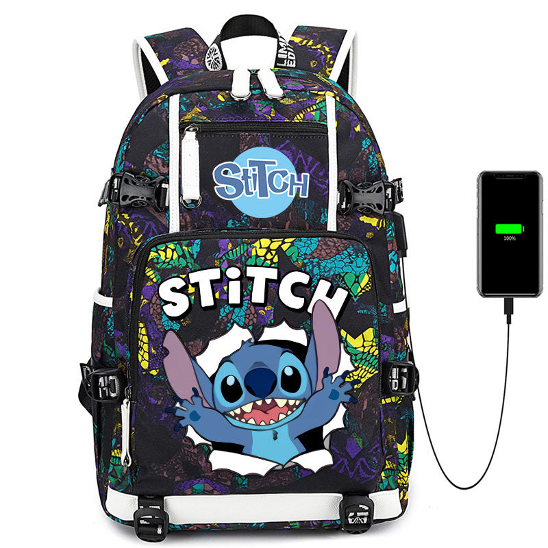 Caddy Cartoon Stitch Boy Four Or Backpacks
