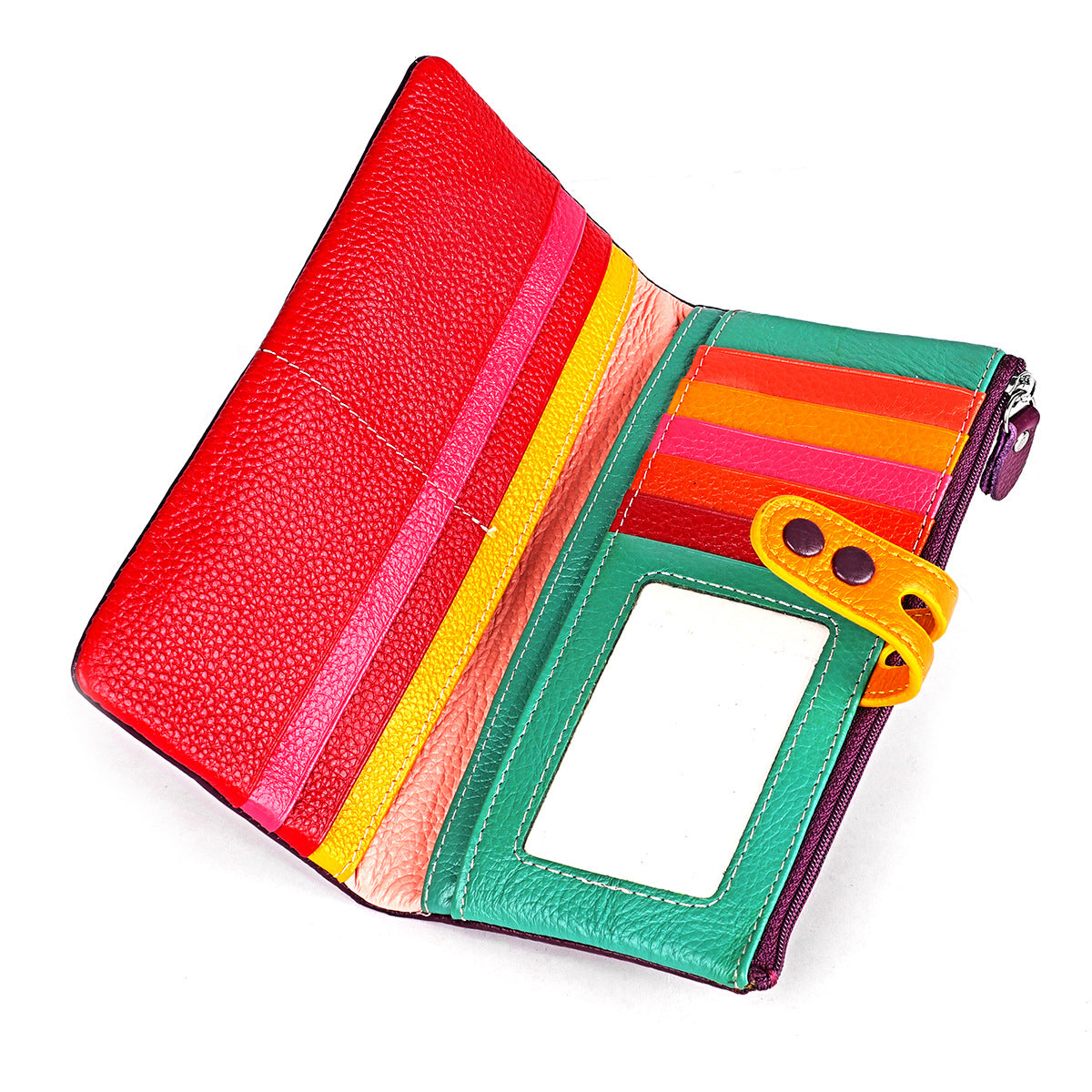 Women's Classy Leather High-grade Long Cowhide Ladies Wallets