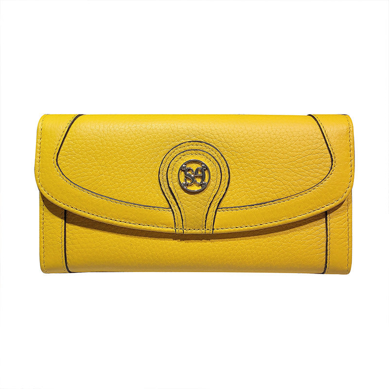 Women's Leather Long Large Capacity Mobile Versatile Card Holder