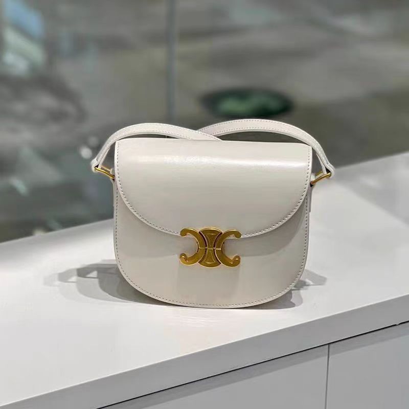 Women's Design Canvas Vintage Saddle Advanced Arc Shoulder Bags