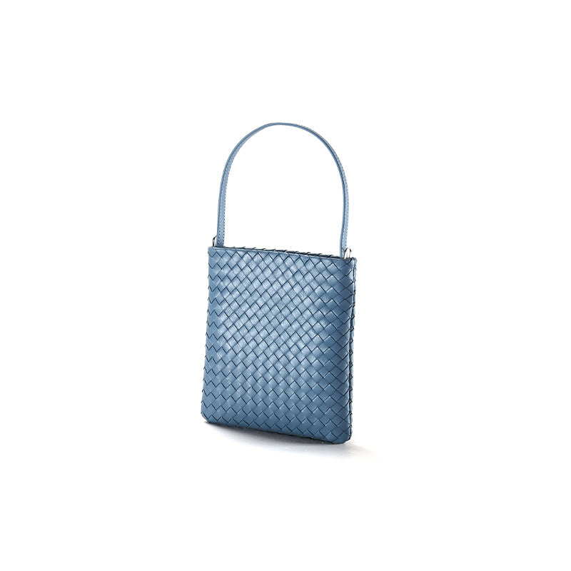 Women's Spring Sheepskin Minority Simple Woven Vintage Bags