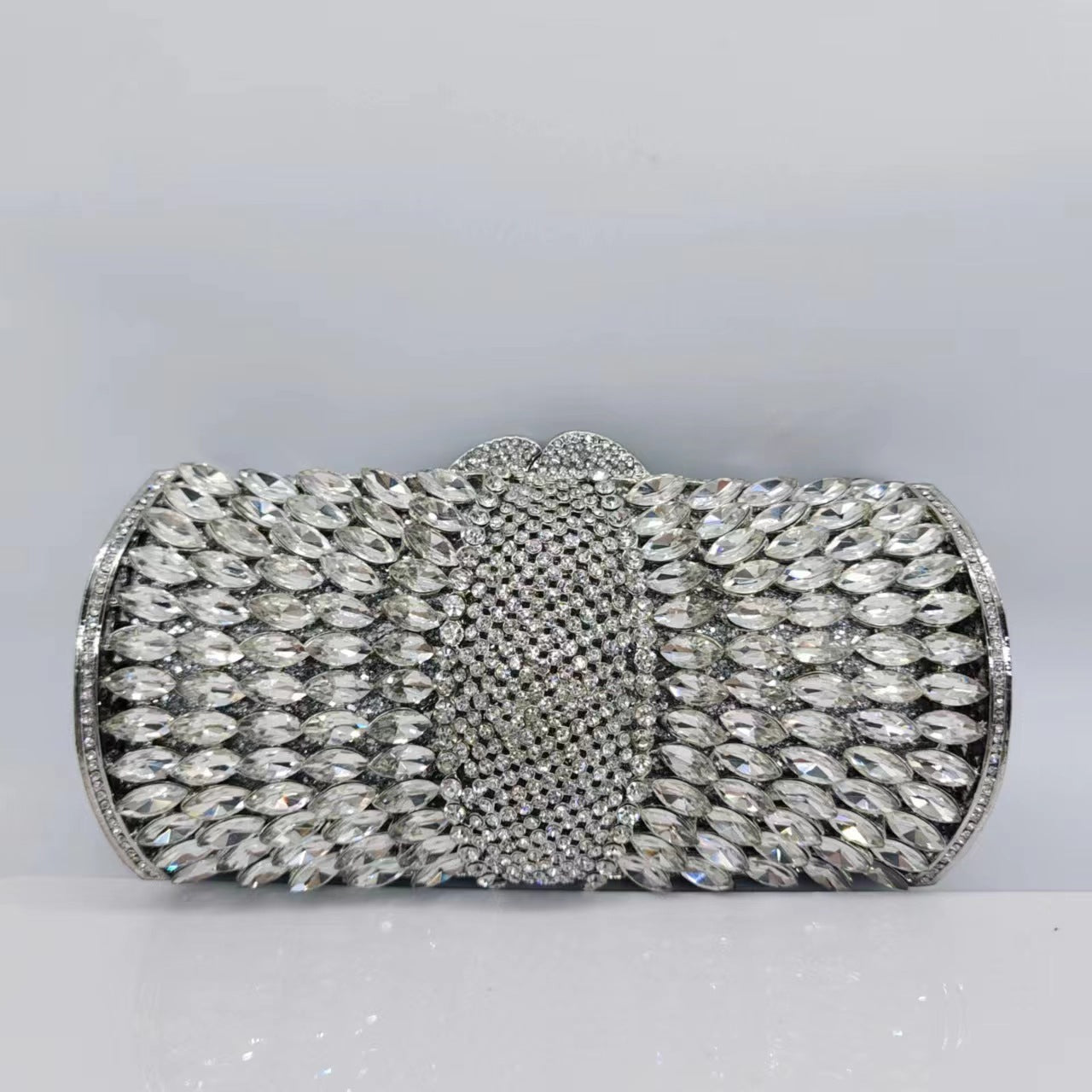 Women's Attractive Diamond Banquet Full Clutch Evening Bags